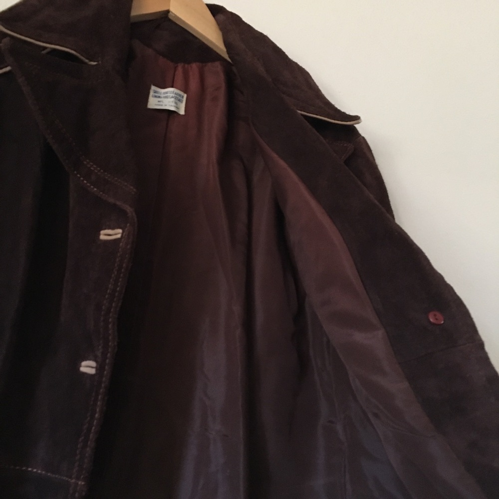 Perfect Vintage Leather Jacket - Warm Winter Coat - Picture 9 of 16
